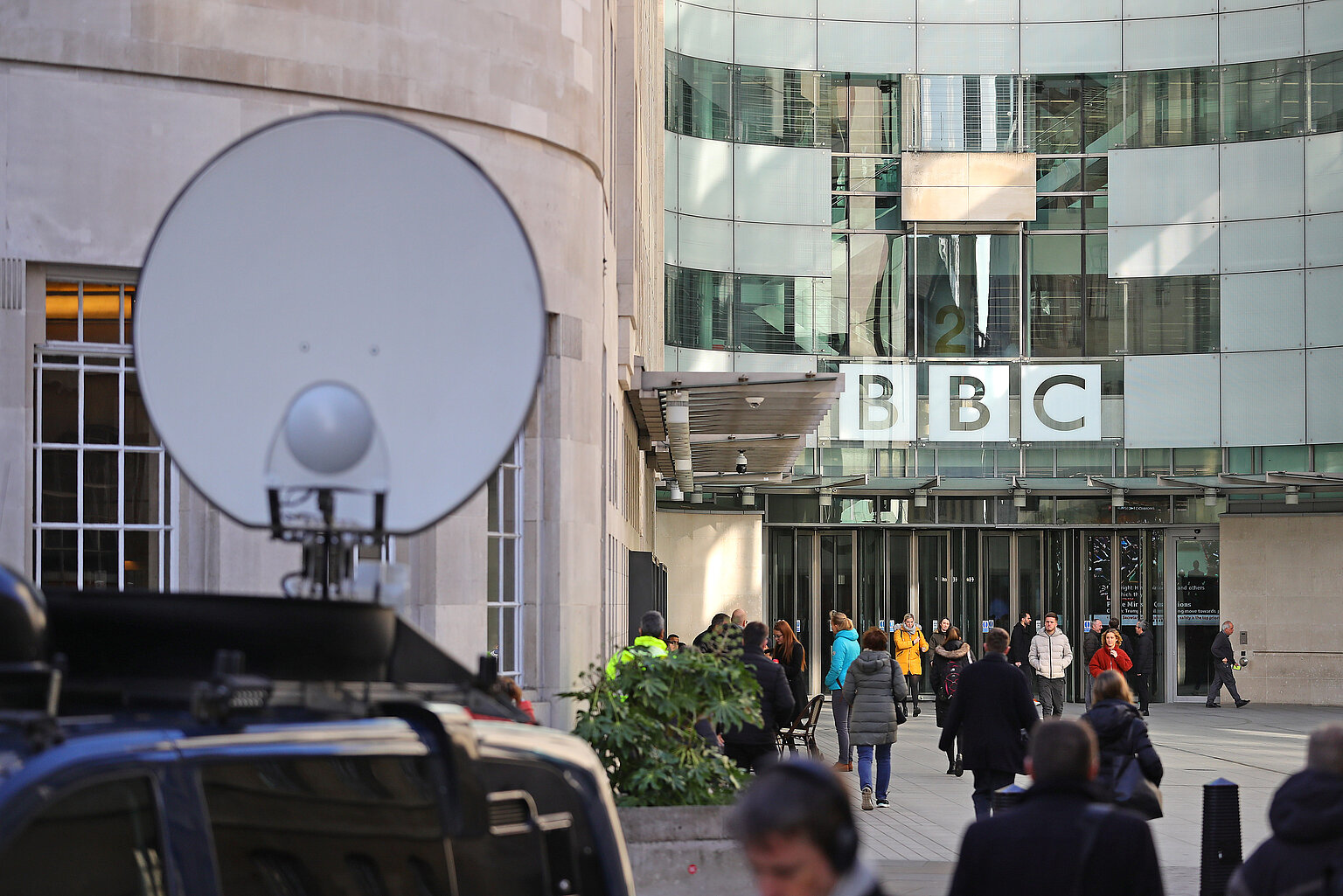 – Das Broadcastinghouse der BBC in London. Foto: Picture Alliance / empics