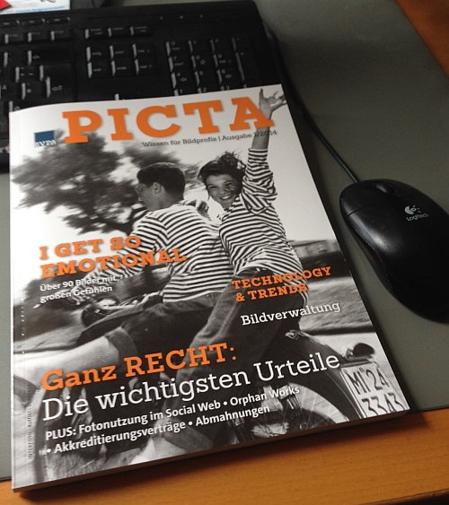 Cover des neuen Magazins PICTA – Geht sogar ohne Mausklick: Magazin PICTA